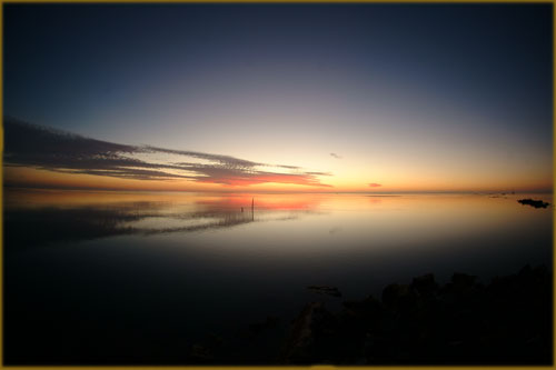 Sunset in Aitutaki